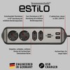 brennenstuhl® Estilo Corner Socket Strip 4-Way with USB A and