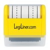 LEGILINER- 1/2" Double Stack Dashed Handwriting lines, Rolling, self-Inking Stamp.
