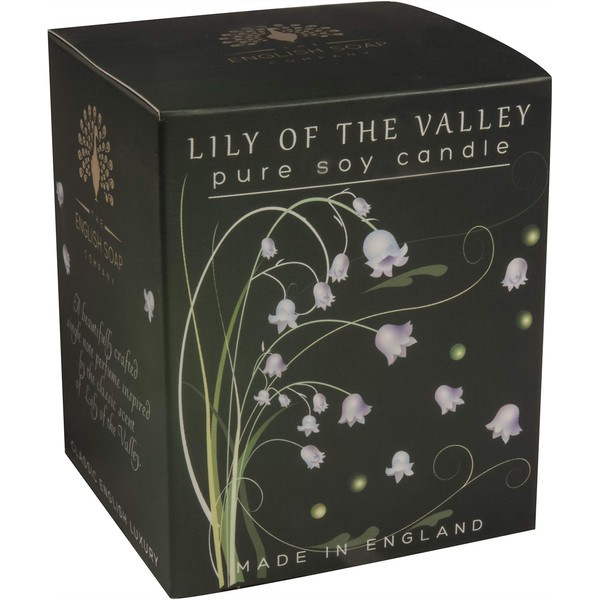 The English Soap Company, Lily of the Valley Soy Wax Candle, 170mls