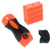 Gebildet Glass Scraper with 25pcs Plastic Safety Blades, Car Sticker