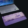 Camiysn Typewriter Style Mechanical Gaming Keyboard, Purple Retro Punk Gaming