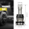 Bawkars 4 PCS TR416 Valve Stems, High Pressure Tubeless Valves,