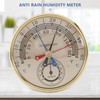 Peakloong 5inch Min Max Thermometer Hygrometer Wall Mount Wall Hang