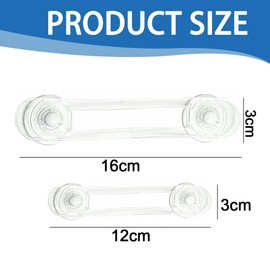 AUEFUDQ Pack of 12 Child Safety Cabinet, Drawer Lock, Cabinet Lock, Children, Fridge Child Lock, Drawer Safety Lock, Toddler Safety Locks for Furniture, Kitchen