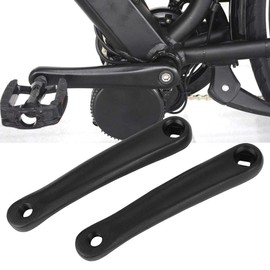1 Pair Bike Crank Arms,Diamond Hole Square Hole Bike Arm Crank for Drive Motor Horizontal Square