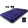 Onirii Queen Size Double Camping Air Mattress Bed,Inflatable Mattress,80"x 60"x