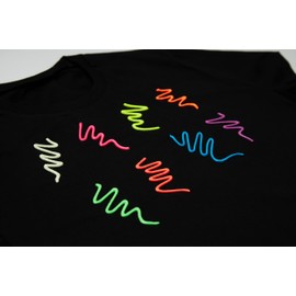 Smiffys Moon Glow - Glow in the Dark 3D Fabric Paint - 30ml - Red - Textile paint for clothes, t-shirts, bags, shoes & canvas