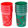 Chef Craft Select Plastic Christmas Cup Set, 10 ounce capacity