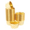 sourcing map 50 Pcs Single-Sided Aluminum Foil Cupcake Liners, Greaseproof