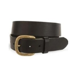 Justin Men's Basic Leather Work Belt Reg And Big Black 44