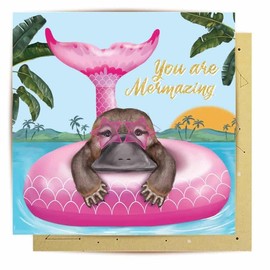 La La Land Greeting Card You Are Mermazing