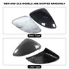 2pcs Carbon Fiber Style Rearview Wing Mirror Cover Cap