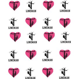 Lineman Nail Art Decals