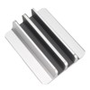 Laptop Holder Vertical 2 Slots Aluminum Alloy Adjustable Laptop Stand