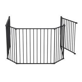 BabyDan Flex Hearth Gate Extra Large 35.4-109.5", Black