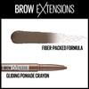 Maybelline New York Brow Extensions Fiber Pomade Crayon Eyebrow Makeup,
