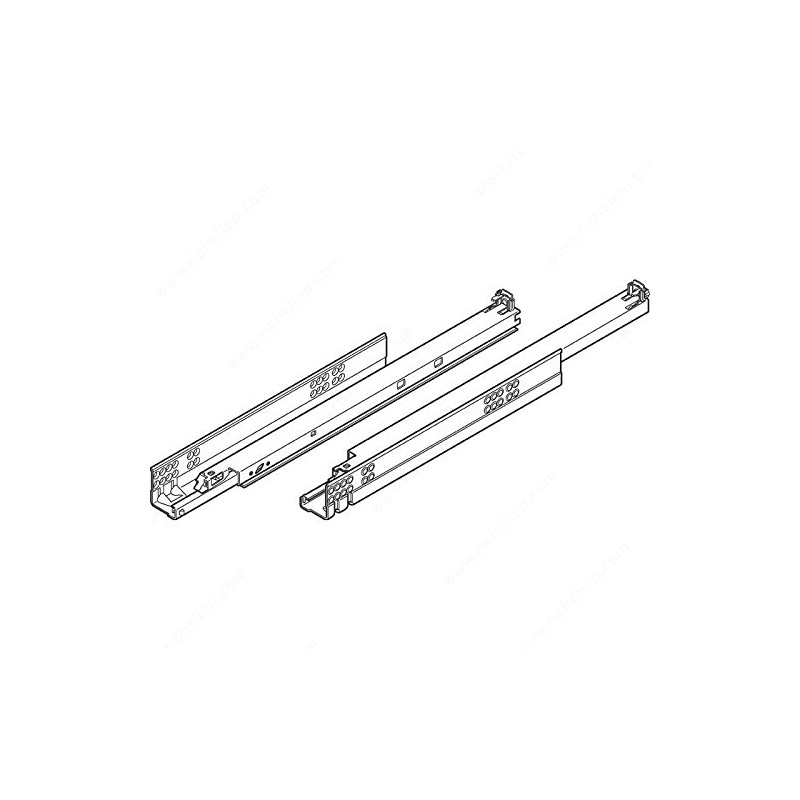 1 Pair Promark Concealed Undermount Soft Close Full Extension Slide