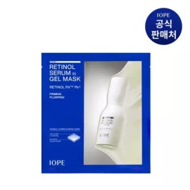 Iope 레티놀 세럼 인 겔 마스크 1매 Retinol Serum in Gel Mask 1 Sheet