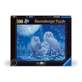 Ravensburger Puzzle 12000479 - Owls in Moonlight - 500 Pieces Puzzle for Adults and Children from 12 Years, Animal Puzzle