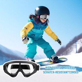 YANGUN Pack of 3 Children's Safety Glasses, Work Safety Glasses, Children's Motorcycle Glasses, Children's Protective Glasses, Perfect for Laboratory, Cycling, Skiing, Mountaineering