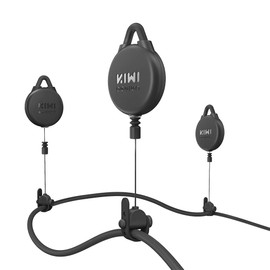 [Pro Version] KIWI design VR Cable Management, 6 Packs VR Pulley System Compatible with Quest 3/2/1/Rift S/Valve Index/HTC Vive/Vive Pro/HP Reverb G2/PSVR/PS VR2 Link Cables