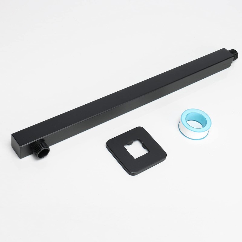 HarJue Shower Arm, Rain Shower Head Extension Extender, With Flange