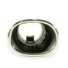 Exhaust Trim Tailpipe Universal Silencer Trim Stainless Steel Oval up