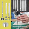 TLKKUE 90 Sets Leather Snap Fasteners Kit, 3 Sizes(10/12/15mm) Snap