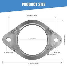 Xspeedonline 68505222AA Exhaust Pipe Gasket for Dodge RAM 1500 3.6L and 5.7L 2019 2020 2021 2022