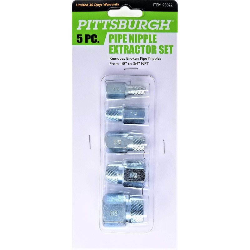5 Pc Pipe Nipple Extractor Set
