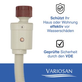 Variosan Aquastop Safety Inlet Hose, 3/4-inch for Washing Machines and Dishwashers