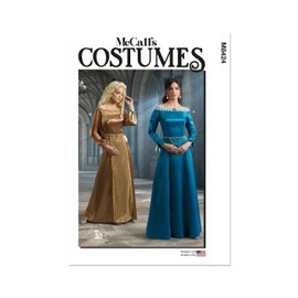 McCall's Misses' Fantasy Dress Costume Sewing Pattern Kit, Design Code M8424, 18-20-22-24-26, Multicolor