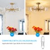 XINGQI 8-Light Semi Flush Mount Ceiling Light Fixture Modern Antique