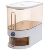 Gagee 11Lbs Rice Dispenser, Large Grain Container Storage with Lid