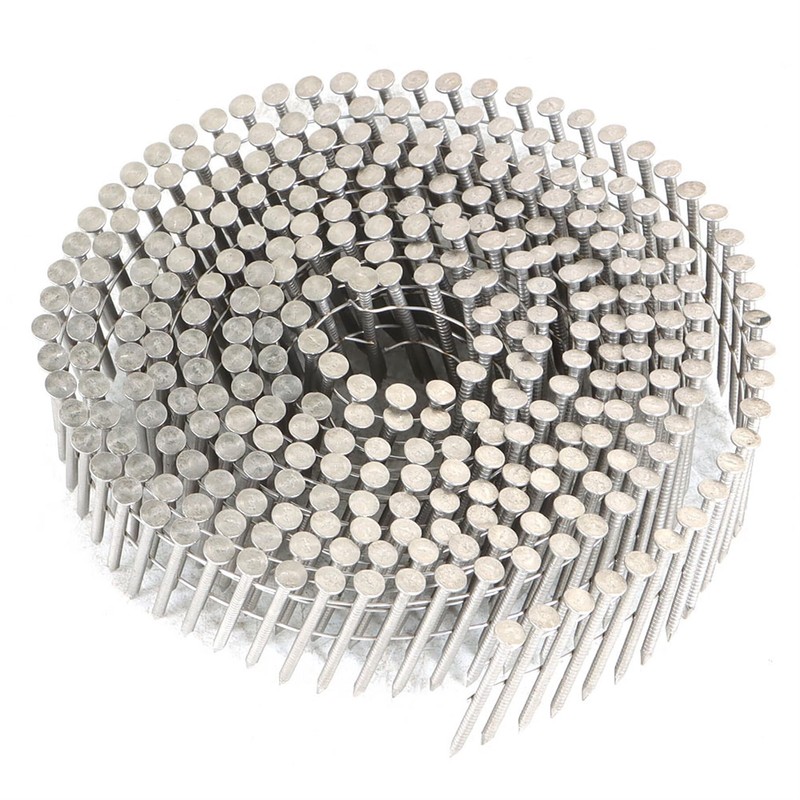 TJHSM 1200 1-1/2in 15 Degree Coils Siding Nails 0.09in Ring