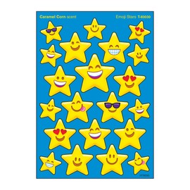 Emoji Stars – Toffee/Caramel Popcorn Scented - School Teacher Reward Stickers