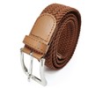 Glamexx24 Unisex Elastic Fabric Belt Braided Stretch Belt Stretchy Belt