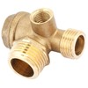 3-Port Brass Air Compressor Check Valve Connection Tool Check Valve