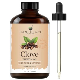 Handcraft Blends Clove Essential Oil 100% Pure & Natural - 4 oz - Ex: 12/26