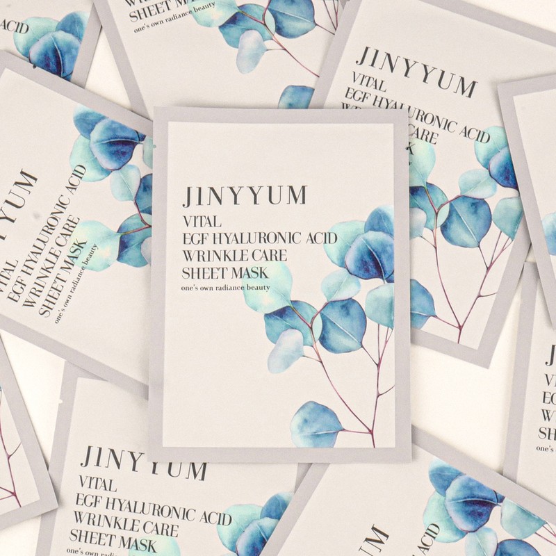 Genieum Vital EZF Hyaluronic Acid Wrinkle Care Sheet Mask 25ml,