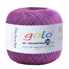 golo Crochet Thread Size 20 Yarn for Hand Knitting Yarn for Crocheting Tatting Yarn