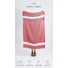 Darido Handmade Diamond Fouta Hammam Towel - XXL Sauna, Bath,