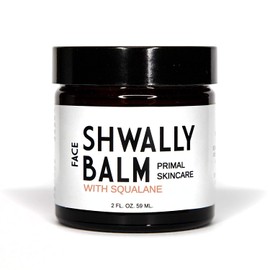 Shwally Tallow & Squalane Non-Comedogenic Face Balm - Paleo & Primal Tallow Moisturizer - 100% Grass-Fed Tallow, Squalane & Calendula Flowers - Rich in Vitamin A, K, D & E - Creates Soft, Smooth Skin - 4 Oz (Organic Vanilla + Frankincense, 4 Oz)
