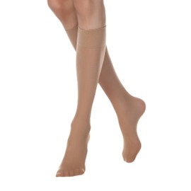 Conte/Esli Accent 40 Den - Tight Knee-Highs For Women - 2 Pairs (Pack) (8С-2СПЕ) Melone (Natural) One Size