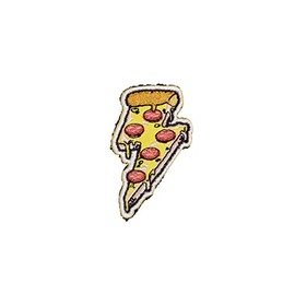 Rubber Velcro Patch for Backpacks and Vests for Cross Training Gym (Pizza)