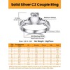 Bestyle Silver Claddagh Rings for Women Sterlling Silver Band Ring