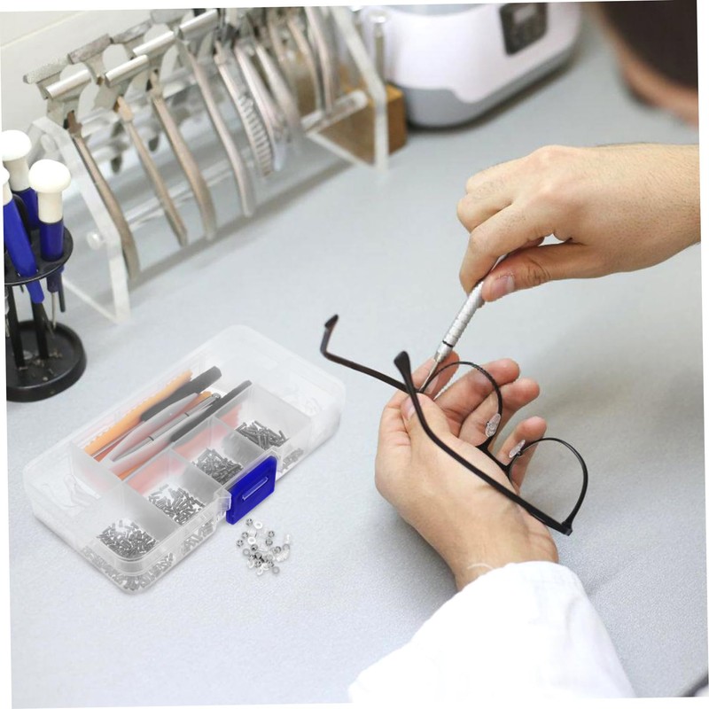 KONTONTY Glasses Repair Kit Assortment of Screws and Nuts for