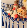 Stuffed Animal Toy Storage Hammock with LED Light-Macrame Jumbo Doll