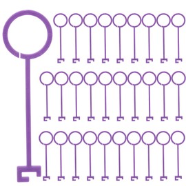 MORIVERO 30 Pcs Clay Pigeon Holders for Clay Targets, Versatile Purple Pigeon Hooks for Shooting Practice Outdoors