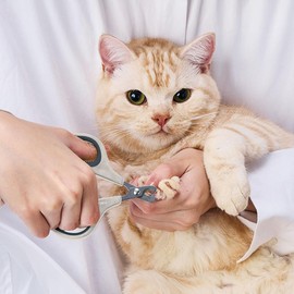 Petio FIXCARE Nail Clippers for Cats, Anti-Slip Handle Nail Scissors